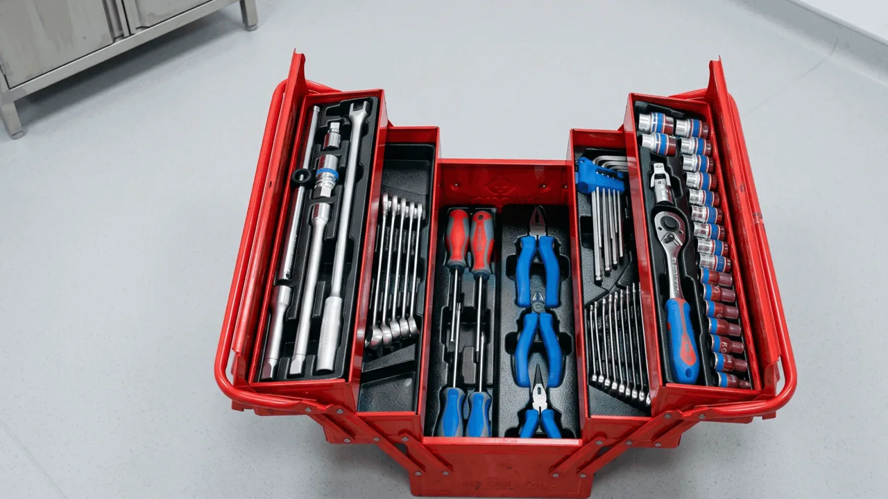 Caja de herramientas para el mantenimiento preventivo de equipos médicos