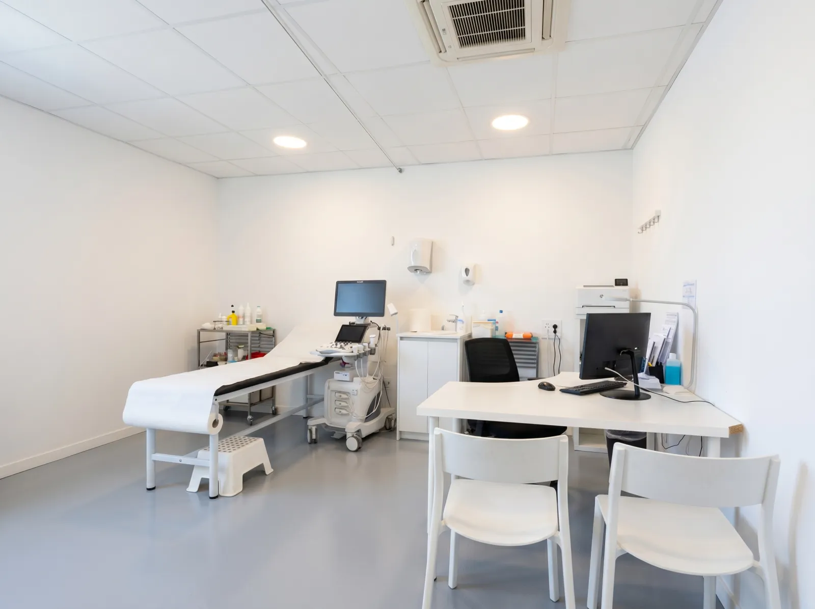 El mismo centro médico equipado por Medibs